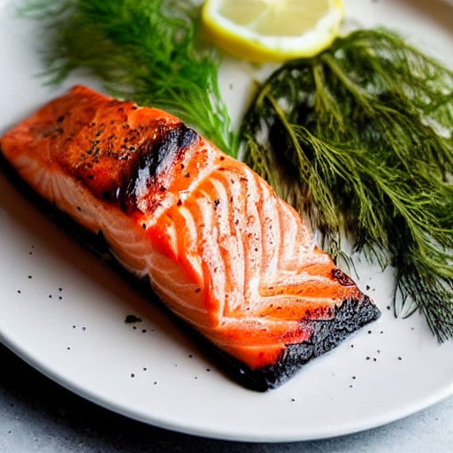 Grilled Salmon with Lemon and Dill Recipe