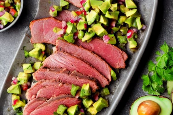 Pan-Seared Tuna with Avocado Salsa: Allergy-Free Cooking